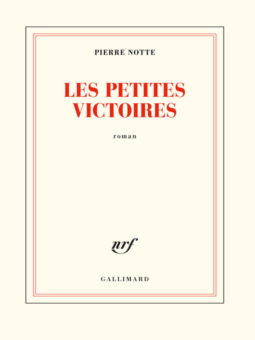 Cover image for Les petites victoires